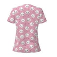 thumbnail image 4 of Naloa Cute Cat Print T-Shirts Short Sleeve V Neck Tees for Women Fashion Tops Trendy Lightweight Soft Casual Summer Outfits Clothes, 4 of 5