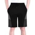 thumbnail image 2 of Yourumao Mens Athletic Shorts Lightweight Cooling Bermuda Shorts Elastic Waist Loose Fit Pants Big and Tall Shorts for Summer Running, 2 of 9