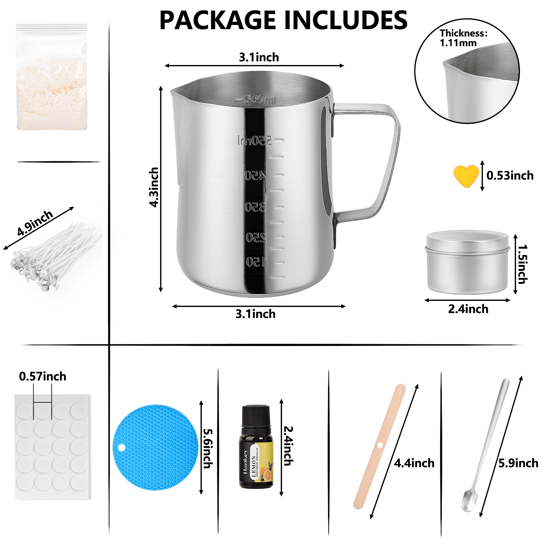 Candle Making Kit Creativity Soy Wax DIY for Adults Kids