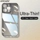 thumbnail image 2 of Funda ultrafina de PC transparente y cristal duro para iPhone 15, 14 Plus, 13, 12, 11 Pro Max, cubierta delgada transparente brillante para protección de cámara, 2 of 4