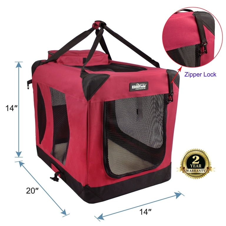 Elite field soft dog crate hot sale