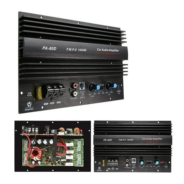 12V 1000W Amplifier Board Mono Car Power Amplifier Powerful Bass Subwoofers Amp For Car Modification ,High Sound