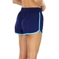 thumbnail image 4 of ToBeInStyle Women's Contrast Waistband Athletic Shorts, 4 of 6