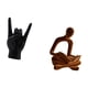 thumbnail image 5 of Escultura de mano de pensador con gesto de roca, figura creativa, estatua de arte abstracto para apartamento, dormitorio, restaurante, oficina, bar, c, 5 of 8