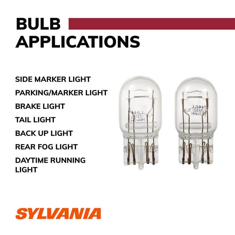 Sylvania 7444 Long Life Mini Bulb, 2 Pack, Compatible with