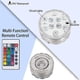 thumbnail image 5 of Piscina Led Luz Subacuática Batería Multicolor Rgb 10 Luz Led Con Control Remoto Para Jarrón Base Acuario Estanque Scienceny HA046505-02, 5 of 6