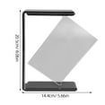 thumbnail image 2 of OULII Transparent Floating Photo Frame Double Sided Display for Desk Organization 1Pcs, 2 of 8