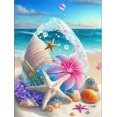 thumbnail image 1 of Diamond Painting Kits for Adults Fantasy Shell Seaside Large Full,DIY 5D Diamond Art 12 * 16inch, 1 of 5