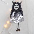 thumbnail image 3 of CSChome Charm Ghost Decoration with Bells: Soft Mini Ghost Face Stuffed Hanging Ornament for Horror Festival, 3 of 7