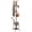 Brown, variant on Black Metal Freestanding Coat Rack Tree With Umbrella Holder For Entryway Living Room Bedroom Office