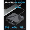 thumbnail image 3 of Lector multitarjeta USB-C SABRENT CR-C4PM para CFexpress Type B, CFast 2.0 y microSD/SD, 3 of 7