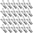 thumbnail image 1 of Juego de cortaúñas, paquete de 24 cortaúñas de acero inoxidable, cortaúñas plateado a granel, cortaúñas ultraafiladas y resistentes, cortaúñas y cortaúñas para mujeres y hombres (24 piezas-plata), 1 of 5