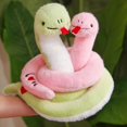 thumbnail image 3 of Snake Couple Plush Toys - Bride & Groom Wedding Gift Set, Cute Stuffed Animal for Valentine's Day, Christmas, Anniversary Green, 3 of 6
