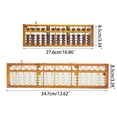 thumbnail image 2 of Traditional Abacus Calculator with Reset Button Math Counting Tools for Students, 2 of 13