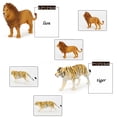 thumbnail image 4 of Juguetes de juegos de animales de zoológico para niños pequeños, figuras de animales de plástico de 12 piezas, juego de juguetes realistas para niños oso de fresa  Electrónica, 4 of 5