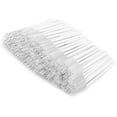 thumbnail image 1 of 300 Disposable Spoolies Mascara Eyelash Wands Brush Applicator for Eyelash Extension Eyebrow and Makeup White, 1 of 5