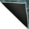 thumbnail image 3 of Addison Rugs Chantille Indoor/Outdoor Transitional Lines Teal Washable Round Rug, 8' x 8', 3 of 6