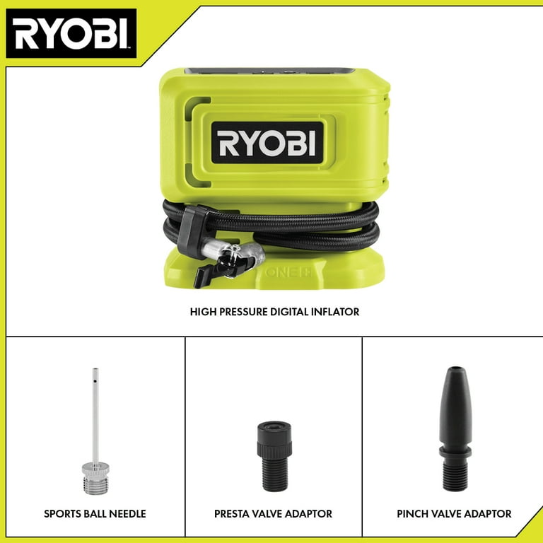 Ryobi One 18V High Pressure Digital Inflator Tool Only Walmart