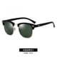 thumbnail image 1 of Polarized sunglasses brand design eye half frame classic green, 1 of 1