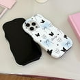 thumbnail image 6 of Black Gradient Butterfly Love Heart Bow Soft  for iPhone Case (White,iPhone 15), 6 of 6