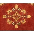 thumbnail image 2 of Achla Jardin Half Round Rug, Vermillion, 2 of 4