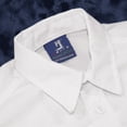 thumbnail image 3 of Camisa elegante para niño, manga larga, suave y cómoda, con bolsillo en el pecho, perfecta para bodas, fiestas, cumpleaños, desfiles, vacaciones y uso diario T8., 3 of 9