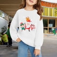 thumbnail image 2 of FDDMis Family Christmas T Shirts Boys Christmas Sweatshirt Boys Long Sleeve Tshirts Orange Tshirt Kids Boy Clothes Size 7 Baby Clothes Boy for Baby, White 7-8 Years, 2 of 6