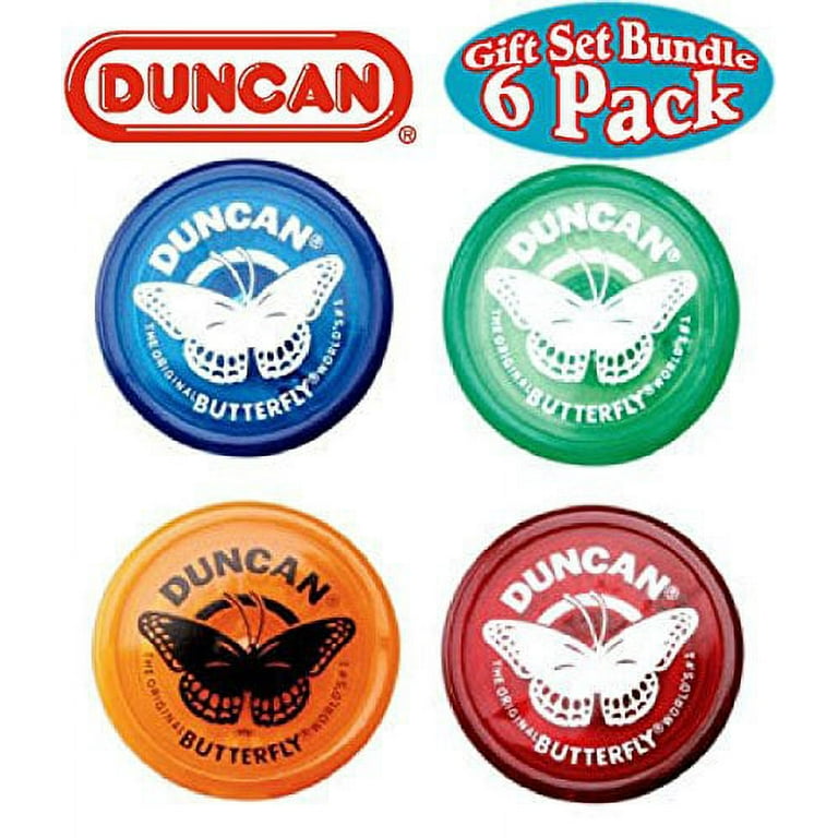 Duncan Butterfly Yo-Yo Toy for Kids - Bulk Pack of 6, Assorted