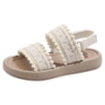 thumbnail image 2 of Ruyang Open Toe Flat Sandals for Girls Chunky Adjustable Straps Non-Slip Sandal Summer Beach Vacation Casual Shoes, 2 of 9