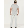 thumbnail image 3 of Moonshine Spirit Men's Savage Wash Hutch Slim Bootcut Stretch Denim Jeans - MSHO24J1-LTW 29W x 36L  US, 3 of 4