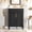Black, variant on 24" Space-saving Modern Freestanding Vanity Cabinet, Modern Bathroom Cabinet with adjustable shelf, Freestanding Vanity with ceramic sink for restroom renovation, White
