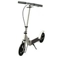 thumbnail image 3 of Trottinette Kick pour Ados Adultes Portable Pliable Trottinette Réglable avec Frein à Main pour Intérieur Extérieur Blanc, 3 of 17