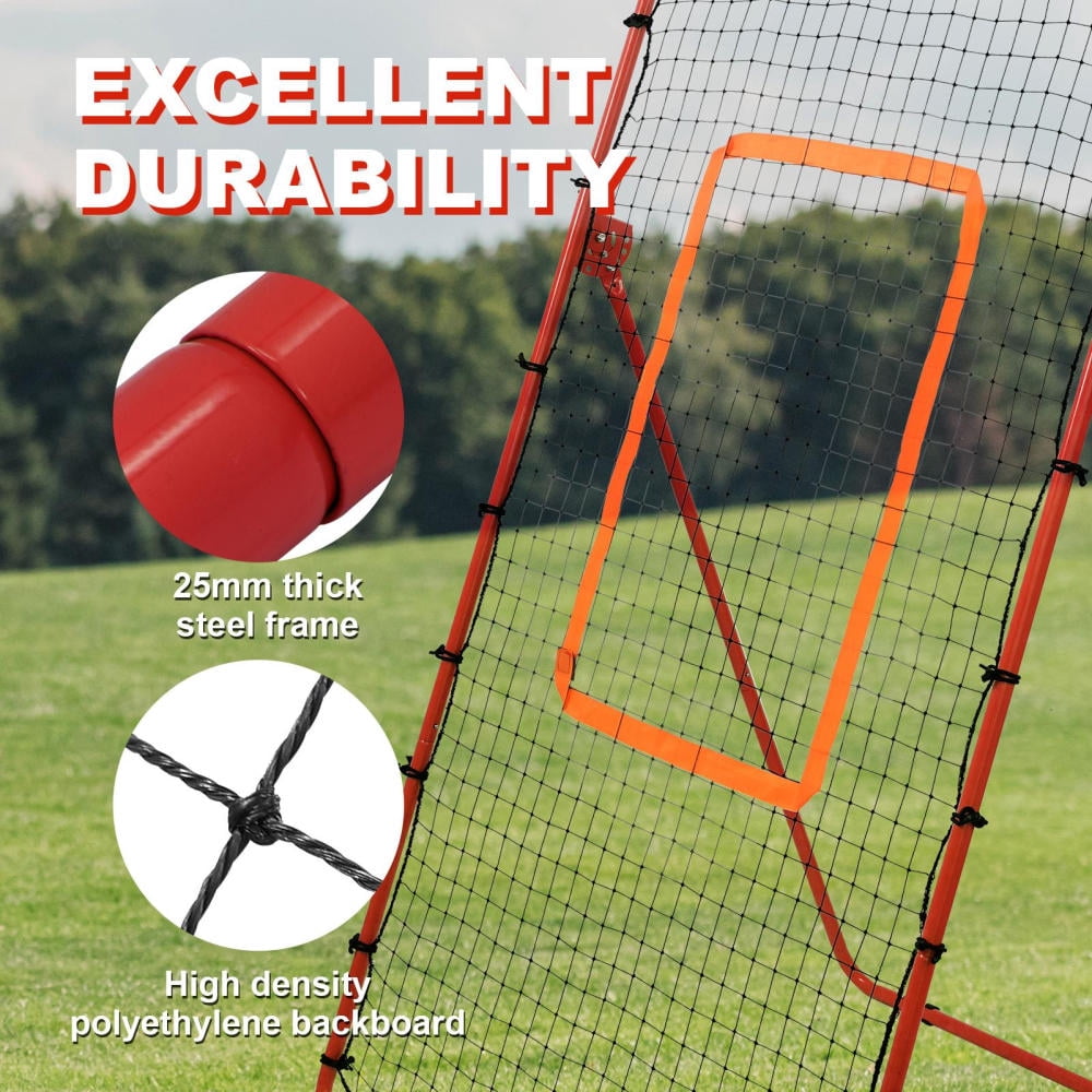 Flroha Rebound Net Volleyball Volleyball Return Net 5 Adjustable Rebound Angles Bounce Back Return Board Net Portable Throwing Partner for Volley Ball Practice ordinary