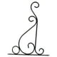 thumbnail image 3 of 1 gancho de hierro forjado para colgar en la pared, para flores, para colgar plantas, para jardín, cesta decorativa (pequeño, negro), 3 of 7