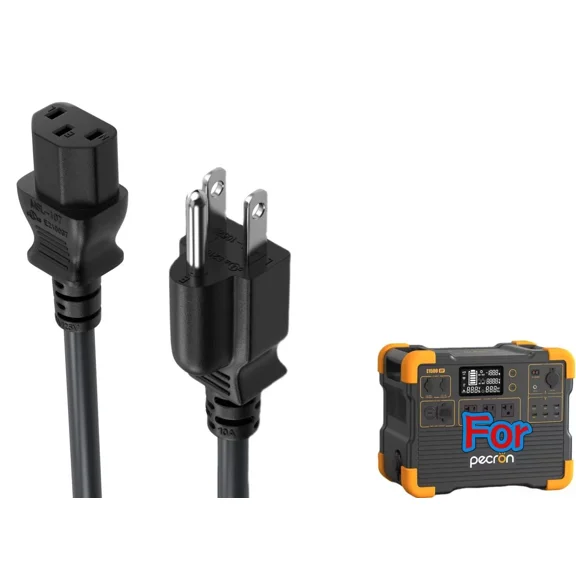 Ac Power Cord Cable For Pecron E1500Lfp Portable Power Station