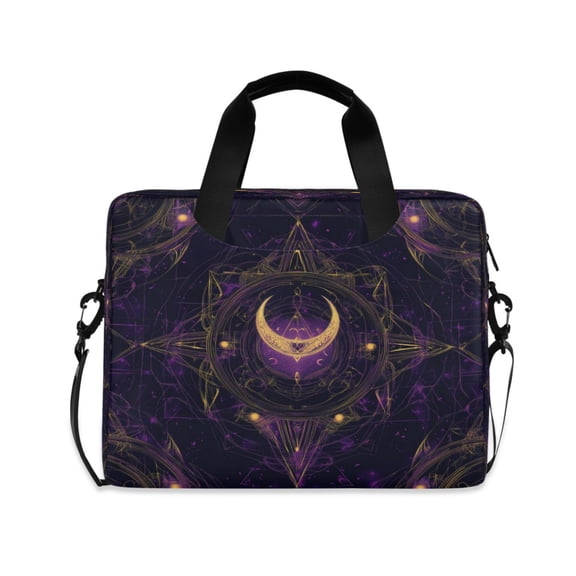 16" Laptop Tote Bag Laptop Sleeve Case Computer Briefcase for Work & Travel Ancient Symbol Pattern