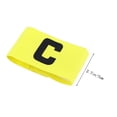 thumbnail image 4 of Football Soccer Captain Armband Adjustable Soccer Rugby Basketball Player Bands (Yellow), 4 of 9