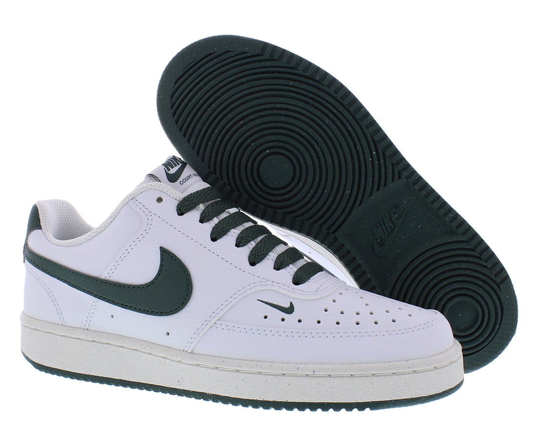 Nike Court Vision Next Nature Women's Low-Top Shoes Color: White Vintage Green Size: 6.5