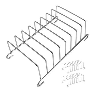 3 Pcs Dish Strainers for Kitchen Counter Drying Rack over The Sink Silver