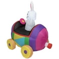 thumbnail image 5 of Northlight Inflatable Lighted Easter Bunny with Egg Car Outdoor Decoration - 4', 5 of 7