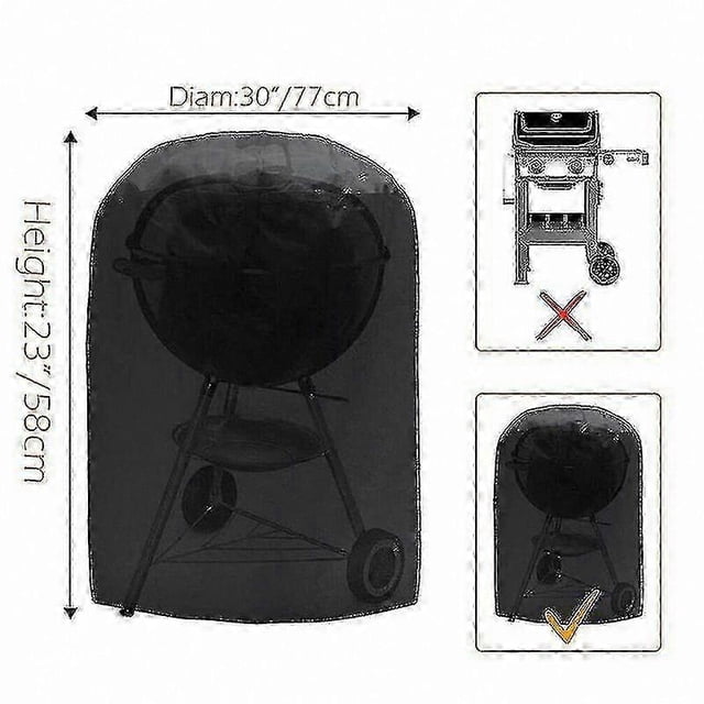 Waterproof BBQ Grill Cover with UV Protection for Outdoor Garden and Patio Use