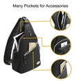 thumbnail image 2 of Mosiso Polyester Sling Chest Backpack for Men Women Shoulder Bags Crossbody Outdoor Sport Bag, 2 of 6