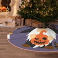 thumbnail image 5 of Rateoe Halloween Gnomes Pattern Christmas Tree Skirt with Ties, Christmas Tree Decorations, Farmhouse Christmas Decor Xmas Holiday Decorations-30", 5 of 6