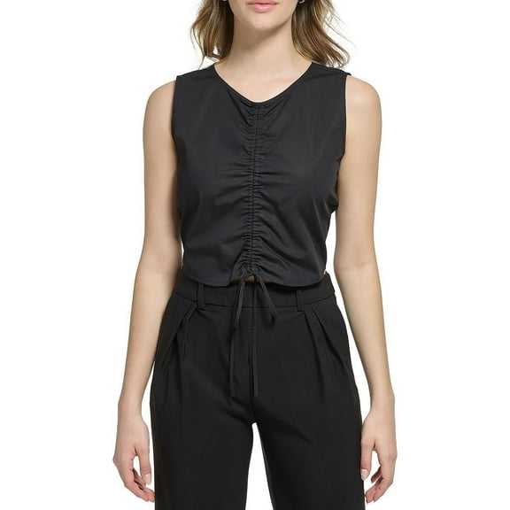 Calvin Klein Womens Cotton Crop Cropped