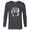 Charcoal Heather, variant on Marvel Avengers Assemble Team Full Color - Long Sleeve T-Shirt for Men - Customized-White