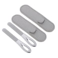 thumbnail image 1 of SEWCHICS 2 Sets Nail Buffers Double Sided Design With Stainless Steel Material For Nail Shaping For Women, 1 of 7