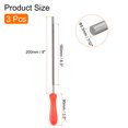 thumbnail image 2 of 3pack Chainsaw File, 5.5mm (7/32-inch) Round Sharpening Files Tool with Plastic Handle for Chainsaw, Orange, Grey, 2 of 6