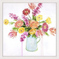 Marmont Hill - "Garden Bloom I" by Julie Joy Framed Painting Print