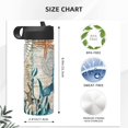 thumbnail image 4 of Sikiie Watercolor Sea Turtle Print 18OZ Insulated Straw Cup, Portable Leak-proof Sports Water Bottle, Stainless Steel Water Cup Suitable for Home and Outdoor, 4 of 8
