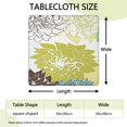 thumbnail image 2 of Stretch Fit Floral Square Table Cover for 34x34 Inch Tables, Bohemian Design Fabric Tablecloth for Kitchen and Outdoor Patio, 2 of 6